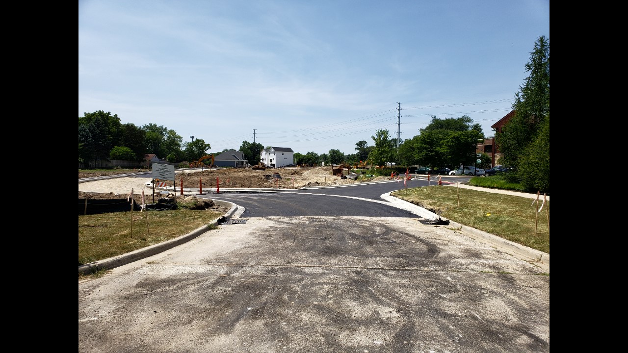 New Library entrance